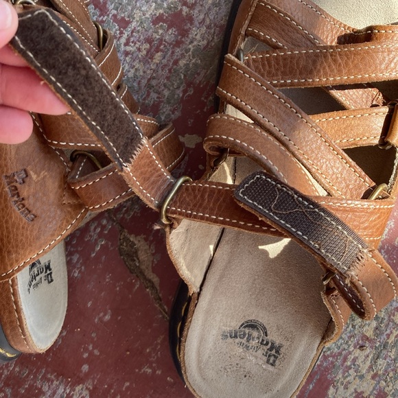 Vintage Dr Martens 10718 Dune Fisherman Y2K Chunky Slide Platform Sandal Sz 10 - Picture 8 of 9